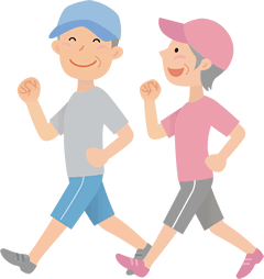 ジョギングなどの有酸素運動で加齢臭対策